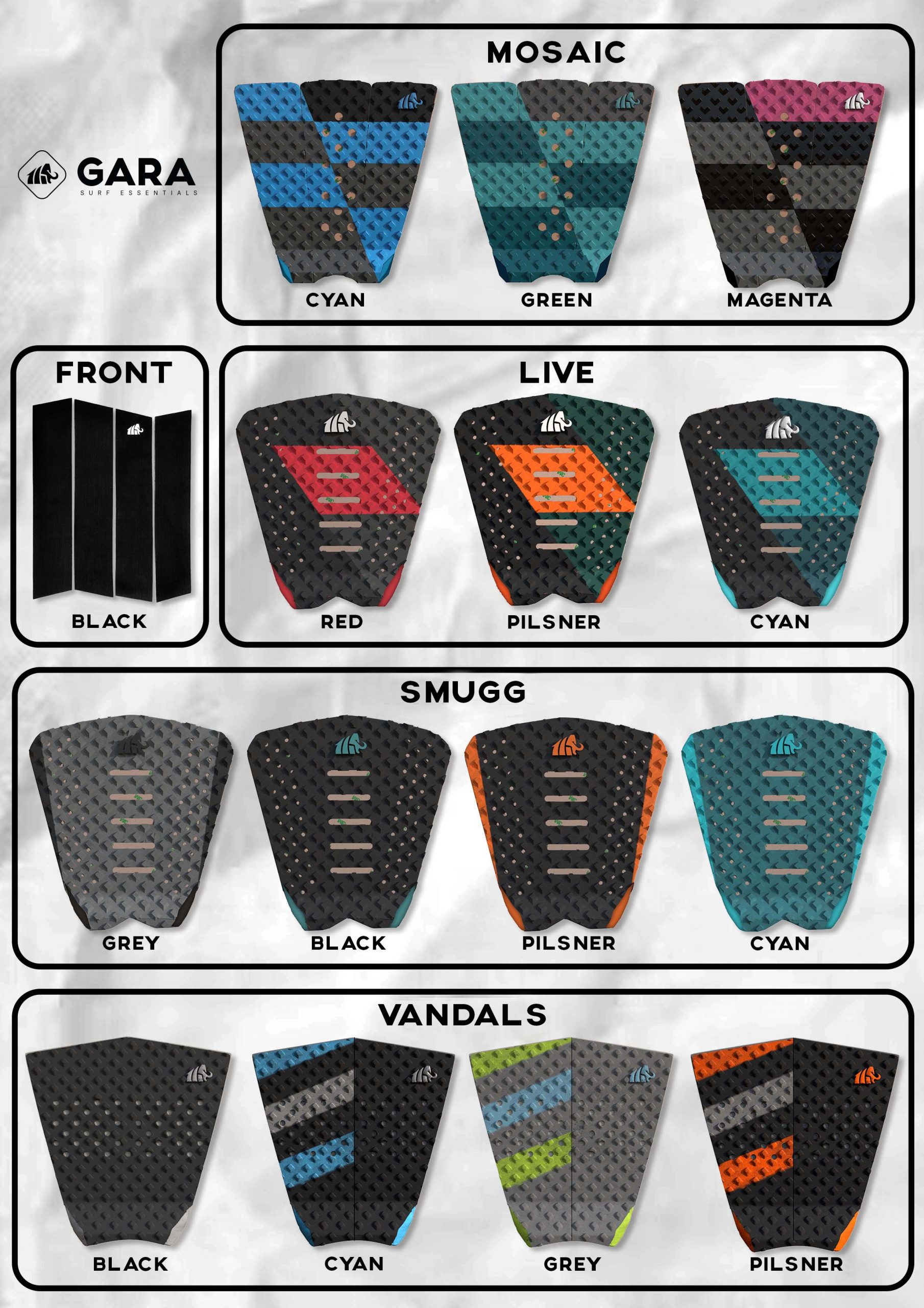 Gara surf accesories - traction grips